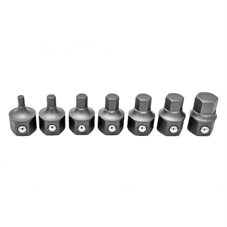 CTA MANUFACTURING 7 Pc. Stubby Metric Hex Bit Set 5057